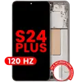 OLED Assembly With Frame For Samsung Galaxy S24 Plus 5G (US & International Version) (Aftermarket Plus) (120Hz) (Amber Yellow)