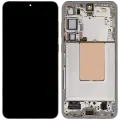 OLED Assembly With Frame For Samsung Galaxy S24 Plus 5G (US & International Version) (Aftermarket Plus) (120Hz) (Amber Yellow)