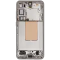 OLED Assembly With Frame For Samsung Galaxy S24 Plus 5G (US & International Version) (Aftermarket Plus) (120Hz) (Amber Yellow)