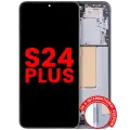 OLED Assembly With Frame Compatible For Samsung Galaxy S24 Plus 5G (US & International Version) (Aftermarket Plus) (Sapphire Blue)