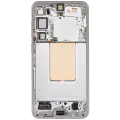 OLED Assembly With Frame For Samsung Galaxy S24 Plus 5G (US & International Version) (Service Pack) (Marble Grey)