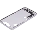 Mid-Frame Housing  W/ Charging Port Flex & Small Parts  For iPhone 14 (EU / Global Version) (Used OEM Pull: Grade A) (Purple)