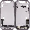 Mid-Frame Housing  W/ Charging Port Flex & Small Parts  For iPhone 14 (EU / Global Version) (Used OEM Pull: Grade C) (Purple)