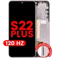 OLED Assembly With Frame For Samsung Galaxy S22 Plus 5G (US & International Version) (Aftermarket Plus) (120Hz) (Pink Gold / Violet)
