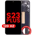 OLED Assembly With Frame For Samsung Galaxy S23 Plus (US & International) (Aftermarket Plus) (120Hz) (Phantom Black)
