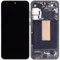 OLED Assembly With Frame For Samsung Galaxy S23 Plus (US & International) (Aftermarket Plus) (120Hz) (Phantom Black)