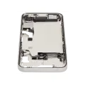 Mid-Frame Housing  W/ Charging Port Flex & Small Parts  For iPhone 14 (US Version) (Used OEM Pull: Grade A) (Starlight)