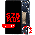 OLED Assembly With Frame For Samsung Galaxy S25 Plus 5G  (US & International Version) (Aftermarket Plus) (120Hz) (Blue Black)