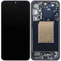 OLED Assembly With Frame For Samsung Galaxy S25 Plus 5G  (US & International Version) (Aftermarket Plus) (120Hz) (Blue Black)