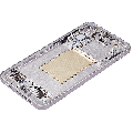 OLED Assembly With Frame For Samsung Galaxy S25 Plus 5G  (US & International Version) (Aftermarket Plus) (120Hz) (Silver Shadow)