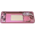 OLED Assembly With Frame For Samsung Galaxy S25 Plus 5G  (US & International Version) (Aftermarket Plus) (Coral Red)