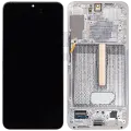 OLED Assembly With Frame For Samsung Galaxy S22 Plus 5G (Used OEM Pull: Grade A) (White)