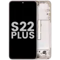 OLED Assembly With Frame For Samsung Galaxy S22 Plus 5G (Used OEM Pull: Grade A) (Pink Gold)