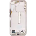 OLED Assembly With Frame For Samsung Galaxy S22 Plus 5G (Used OEM Pull: Grade A) (Pink Gold)