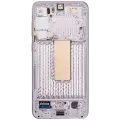 OLED Assembly With Frame For Samsung Galaxy S23 Plus 5G (US & International) (Used OEM Pull: Grade A) (Lavender)