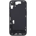 Mid-Frame Housing  W/ Charging Port Flex & Small Parts  For iPhone 15 (EU / Global Version) (Used OEM Pull: Grade C) (Black)