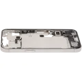 Mid-Frame Housing  W/ Charging Port Flex & Small Parts  For iPhone 14 (EU / Global Version) (Used OEM Pull: Grade C) (Starlight)