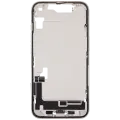 Mid-Frame Housing  W/ Charging Port Flex & Small Parts  For iPhone 14 (EU / Global Version) (Used OEM Pull: Grade A) (Starlight)