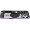 Back Housing W/ Charging Port Flex & Small Parts  For iPhone 14 Pro Max (US Version) (Used OEM Pull: Grade A) (Deep Purple)