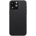 Back Housing W/ Charging Port Flex & Small Parts  For iPhone 14 Pro Max (US Version) (Used OEM Pull: Grade A) (Space Black)