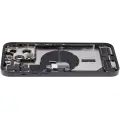 Back Housing W/ Charging Port Flex & Small Parts  For iPhone 14 Pro Max (US Version) (Used OEM Pull: Grade A) (Space Black)