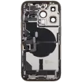 Back Housing W/ Charging Port Flex & Small Parts  For iPhone 14 Pro (EU / Global Version) (Used OEM Pull: Grade C) (Gold)