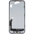 Mid-Frame Housing  W/ Charging Port Flex & Small Parts  For iPhone 15 Plus (US Version) (Used OEM Pull: Grade A) (Blue)