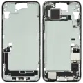 Mid-Frame Housing  W/ Charging Port Flex & Small Parts  For iPhone 15 Plus (US Version) (Used OEM Pull: Grade B) (Green)