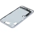 Mid-Frame Housing  W/ Charging Port Flex & Small Parts  For iPhone 15 Plus (US Version) (Used OEM Pull: Grade C) (Blue)