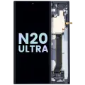 OLED Assembly With Frame For Samsung Galaxy Note 20 Ultra 5G (Service Pack) (Mystic Black)