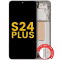 OLED Assembly With Frame For Samsung Galaxy S24 Plus 5G (US & International Version) (Refurbished) (Amber Yellow)