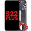 OLED Assembly With Frame For Samsung Galaxy S22 Plus 5G (US & International Version) (Aftermarket Plus) (Phantom Black)