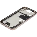 Mid-Frame Housing  W/ Charging Port Flex & Small Parts  For iPhone 16 Pro (US Version) (Used OEM Pull: Grade C) (Desert Titanium)
