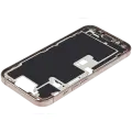 Mid-Frame Housing  W/ Charging Port Flex & Small Parts  For iPhone 16 Pro (US Version) (Used OEM Pull: Grade B) (Desert Titanium)