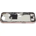 Mid-Frame Housing  W/ Charging Port Flex & Small Parts  For iPhone 16 Pro (US Version) (Used OEM Pull: Grade A) (Desert Titanium)