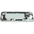 Mid-Frame Housing  W/ Charging Port Flex & Small Parts  For iPhone 15 (US Version) (Used OEM Pull: Grade B) (Green)