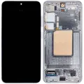 OLED Assembly With Frame For Samsung Galaxy S24 5G (US & International Version) (Service Pack) (Sapphire Blue)