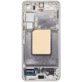 OLED Assembly With Frame For Samsung Galaxy S24 5G (US & International Version) (Used OEM Pull: Grade A) (Marble Grey)