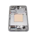 OLED Assembly With Frame For Samsung Galaxy S24 5G (US & International Version) (Used OEM Pull: Grade A) (Marble Grey)