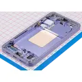 OLED Assembly With Frame For Samsung Galaxy S24 5G (US & International Version) (Used OEM Pull: Grade B/C) (Cobalt Violet)