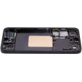 OLED Assembly With Frame For Samsung Galaxy S24 5G (US & International Version) (Used OEM Pull: Grade A) (Onyx Black)