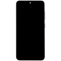OLED Assembly With Frame For Samsung Galaxy S24 5G (US & International Version) (Used OEM Pull: Grade B/C) (Onyx Black)