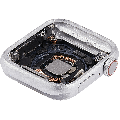 Housing Assembly Compatible For Watch Series 4 (40MM) (Used OEM Pull: Grade A) (Aluminum/Silver) (Cellular Version)