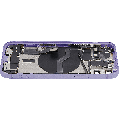 Back Housing W/ Charging Port Flex & Small Parts  For iPhone 12 (EU / Global Version) (Used OEM Pull: Grade A) (Purple)
