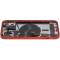 Back Housing W/ Charging Port Flex & Small Parts  For iPhone 12 (EU / Global Version) (Used OEM Pull: Grade B) (Red)