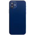 Back Housing W/ Charging Port Flex & Small Parts  For iPhone 12 (EU / Global Version) (Used OEM Pull: Grade C) (Blue)