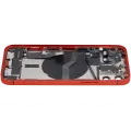 Back Housing W/ Charging Port Flex & Small Parts  For iPhone 12 (EU / Global Version) (Used OEM Pull: Grade C) (Red)