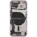 Back Housing W/ Charging Port Flex & Small Parts  For iPhone 13 (US Version) (Used OEM Pull: Grade C) (Pink)