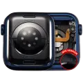 Housing Assembly Compatible For Watch Series 6 (40MM) (Used OEM Pull: Grade A) (Aluminum/Blue) (GPS Version)
