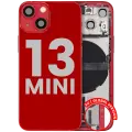 Back Housing W/ Charging Port Flex & Small Parts  For iPhone 13 Mini (EU / Global Version) (Used OEM Pull: Grade A) (Red)